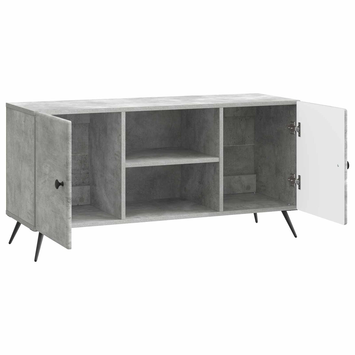 Televizní Skříň Betonově Šedá 102 X 34,5 X 50 Cm