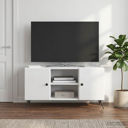 Televizní Skříň Bílá S Vysokým Leskem 102 X 34,5 X 50 Cm
