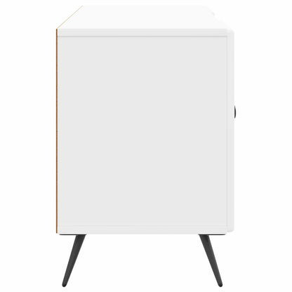 Televizní Skříň Bílá S Vysokým Leskem 102 X 34,5 X 50 Cm