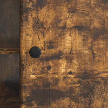 Televizní Skříň Kouřový Dub 102 X 34,5 X 50 Cm Kompozitní Dřevo