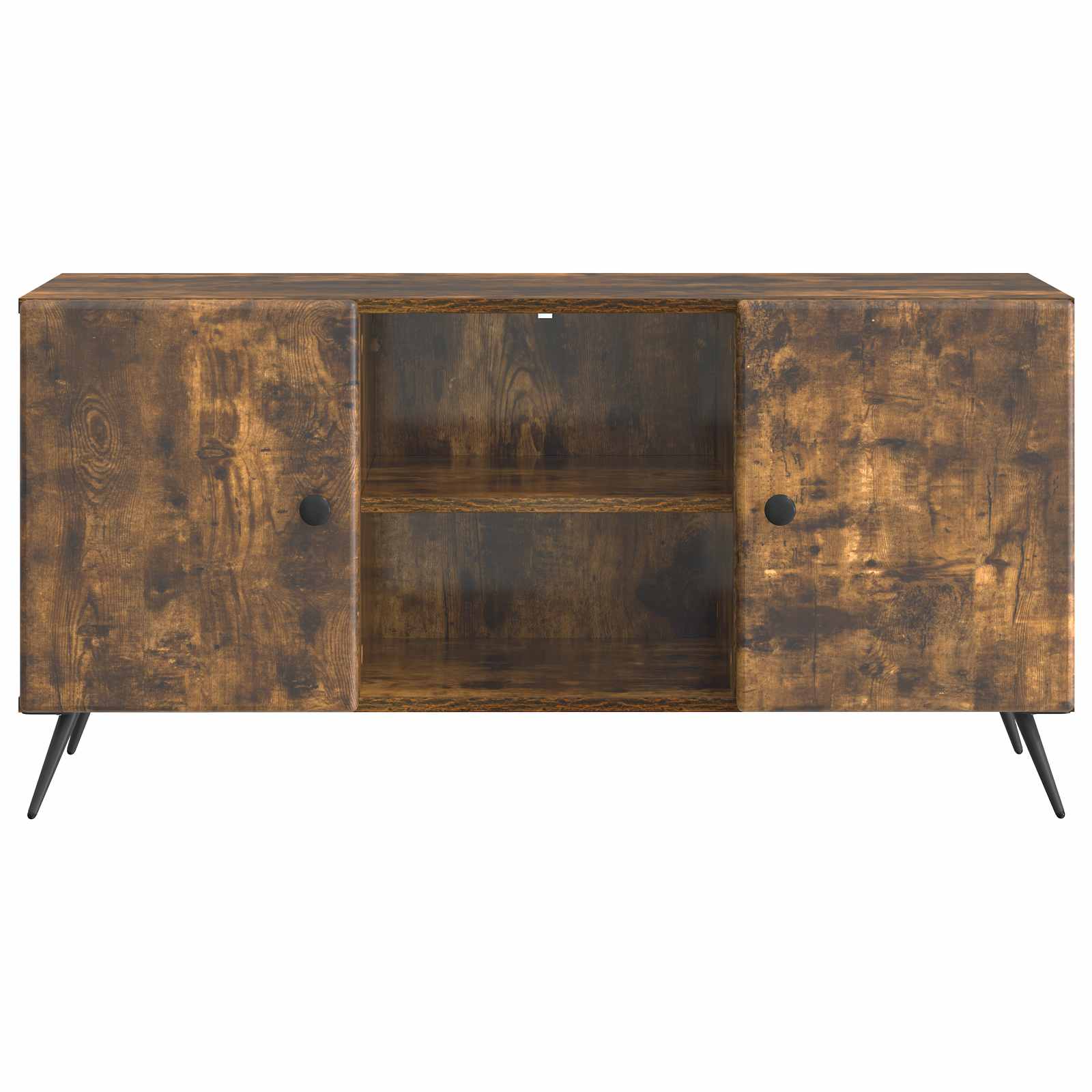 Televizní Skříň Kouřový Dub 102 X 34,5 X 50 Cm Kompozitní Dřevo