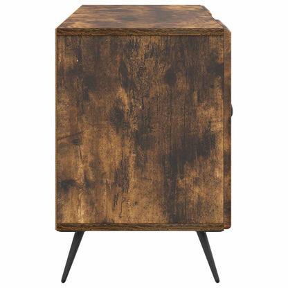 Televizní Skříň Kouřový Dub 102 X 34,5 X 50 Cm Kompozitní Dřevo