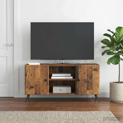 Televizní Skříň Staré Dřevo 102 X 34,5 X 50 Cm Kompozitní Dřevo