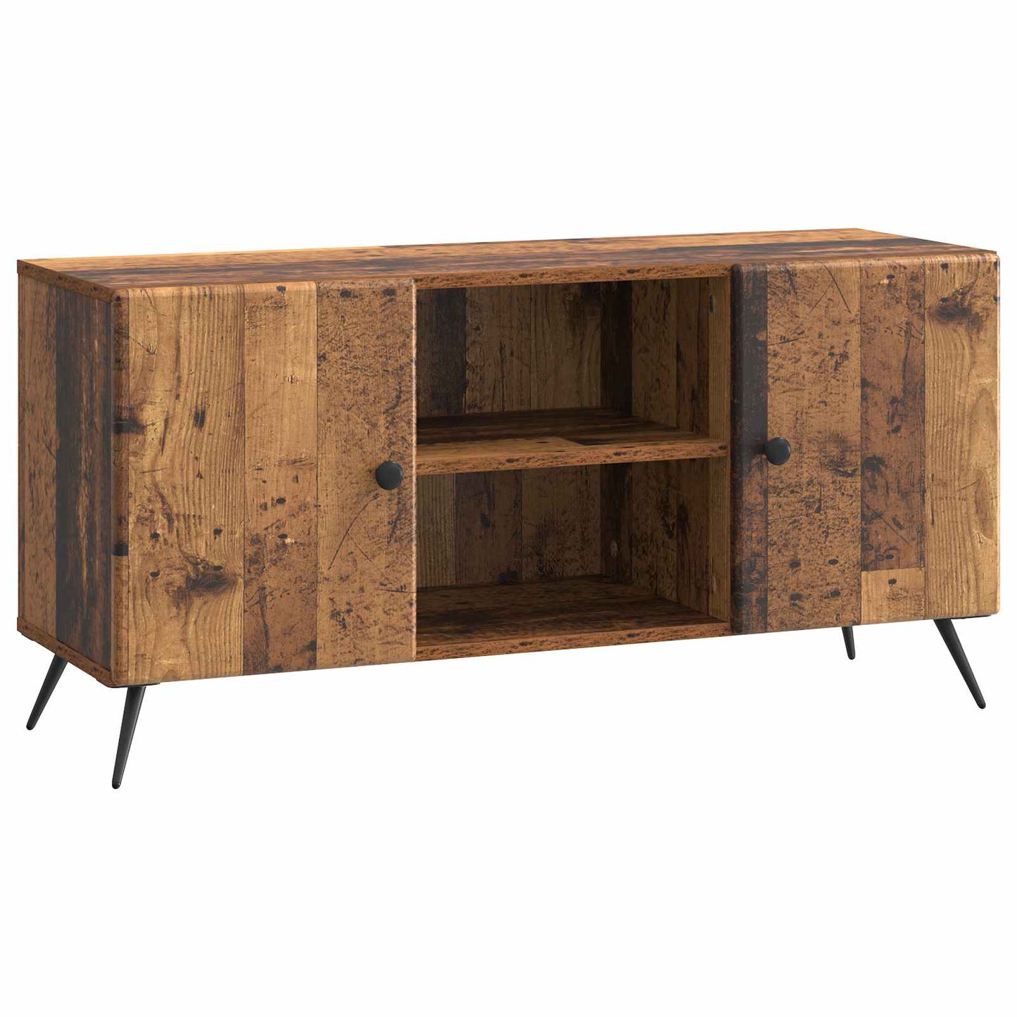 Televizní Skříň Staré Dřevo 102 X 34,5 X 50 Cm Kompozitní Dřevo