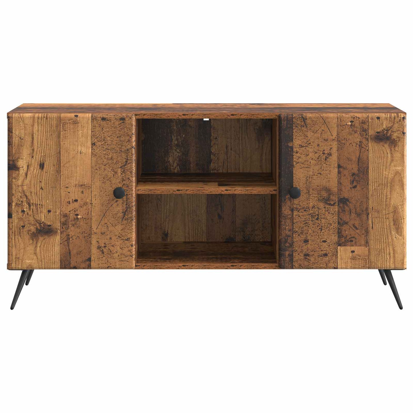 Televizní Skříň Staré Dřevo 102 X 34,5 X 50 Cm Kompozitní Dřevo