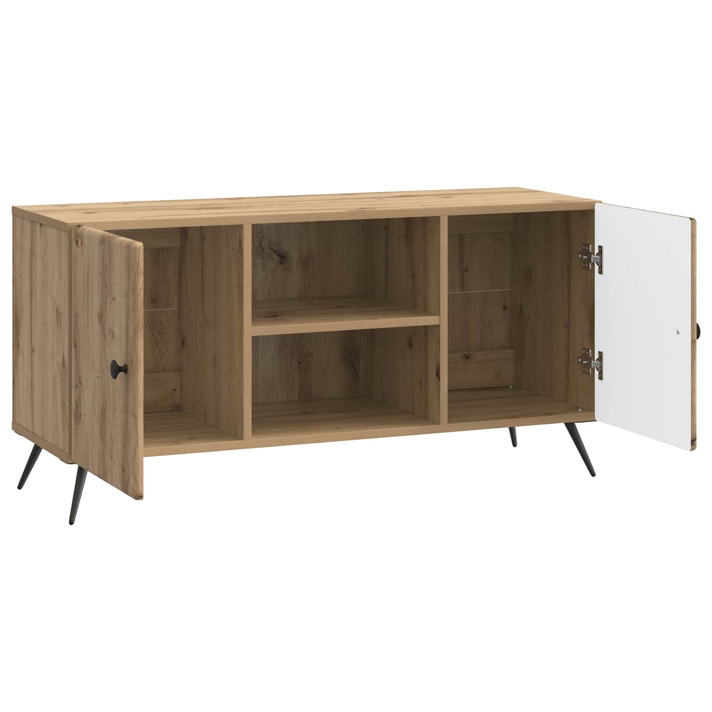 Televizní Skříň 102 X 34,5 X 50 Cm Dub Artisan Kompozitní Dřevo