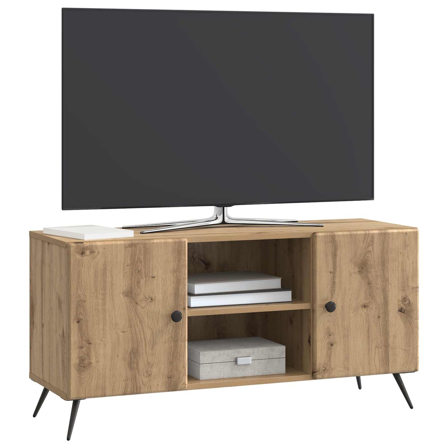 Televizní Skříň 102 X 34,5 X 50 Cm Dub Artisan Kompozitní Dřevo