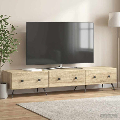Televizní Skříň Dub Sonoma 147 X 34,5 X 30 Cm Kompozitní Dřevo