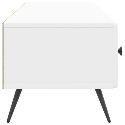Televizní Skříň Bílá S Vysokým Leskem 147 X 34,5 X 30 Cm