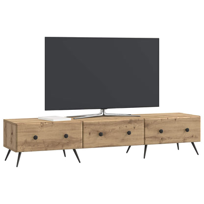 Televizní Skříň 147 X 34,5 X 30 Cm Dub Artisan Kompozitní Dřevo