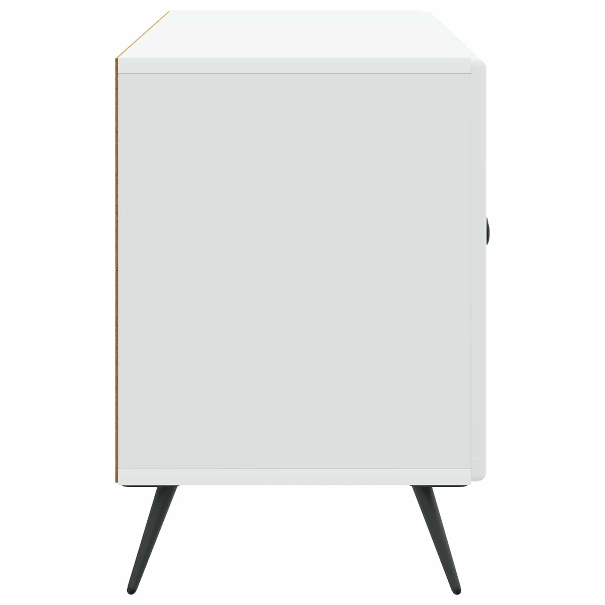 Televizní Skříň Bílá 99 X 34,5 X 50 Cm Kompozitní Dřevo