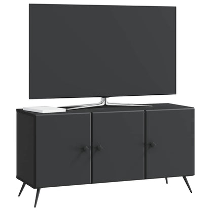 Televizní Skříň Černá 99 X 34,5 X 50 Cm Kompozitní Dřevo