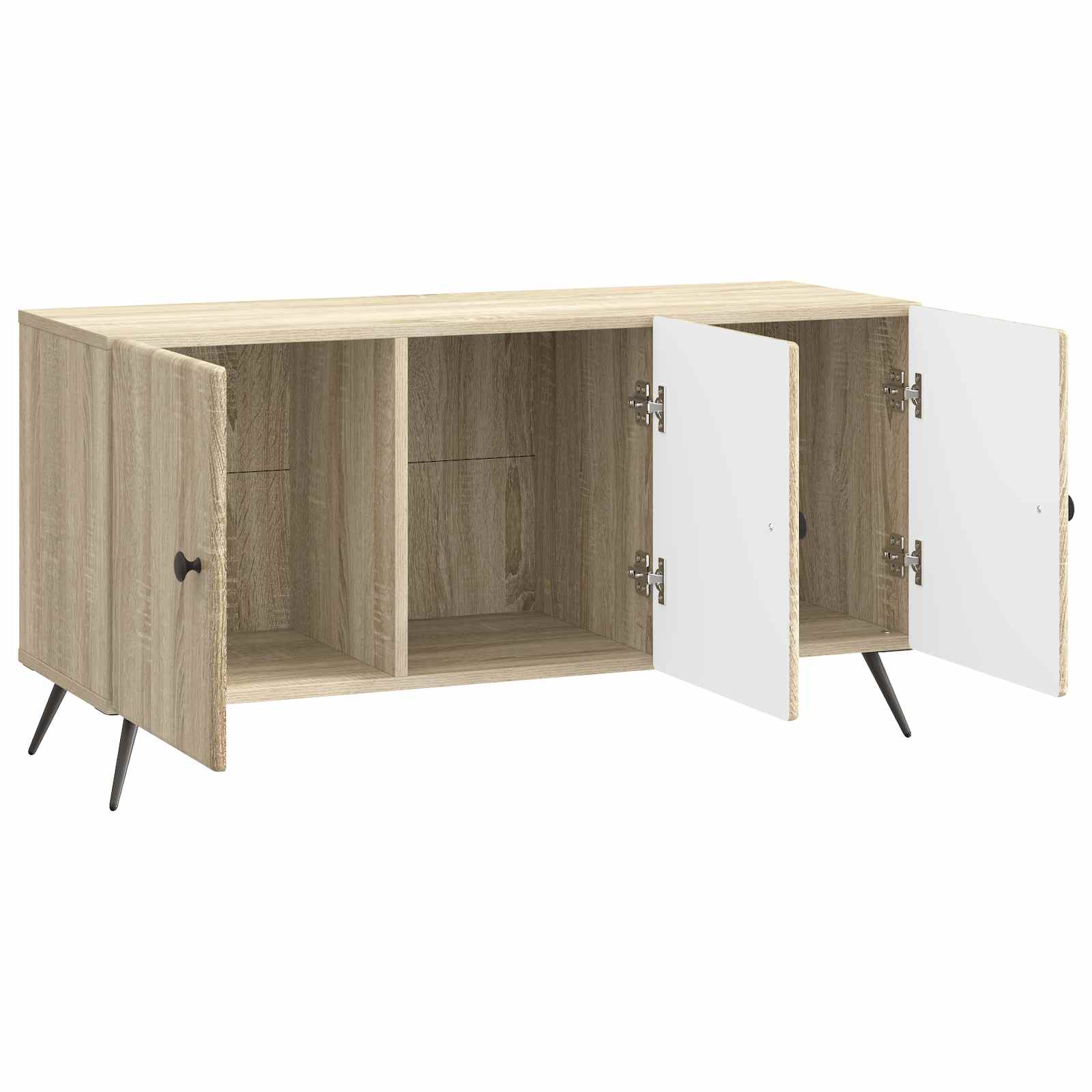 Televizní Skříň Dub Sonoma 99 X 34,5 X 50 Cm Kompozitní Dřevo