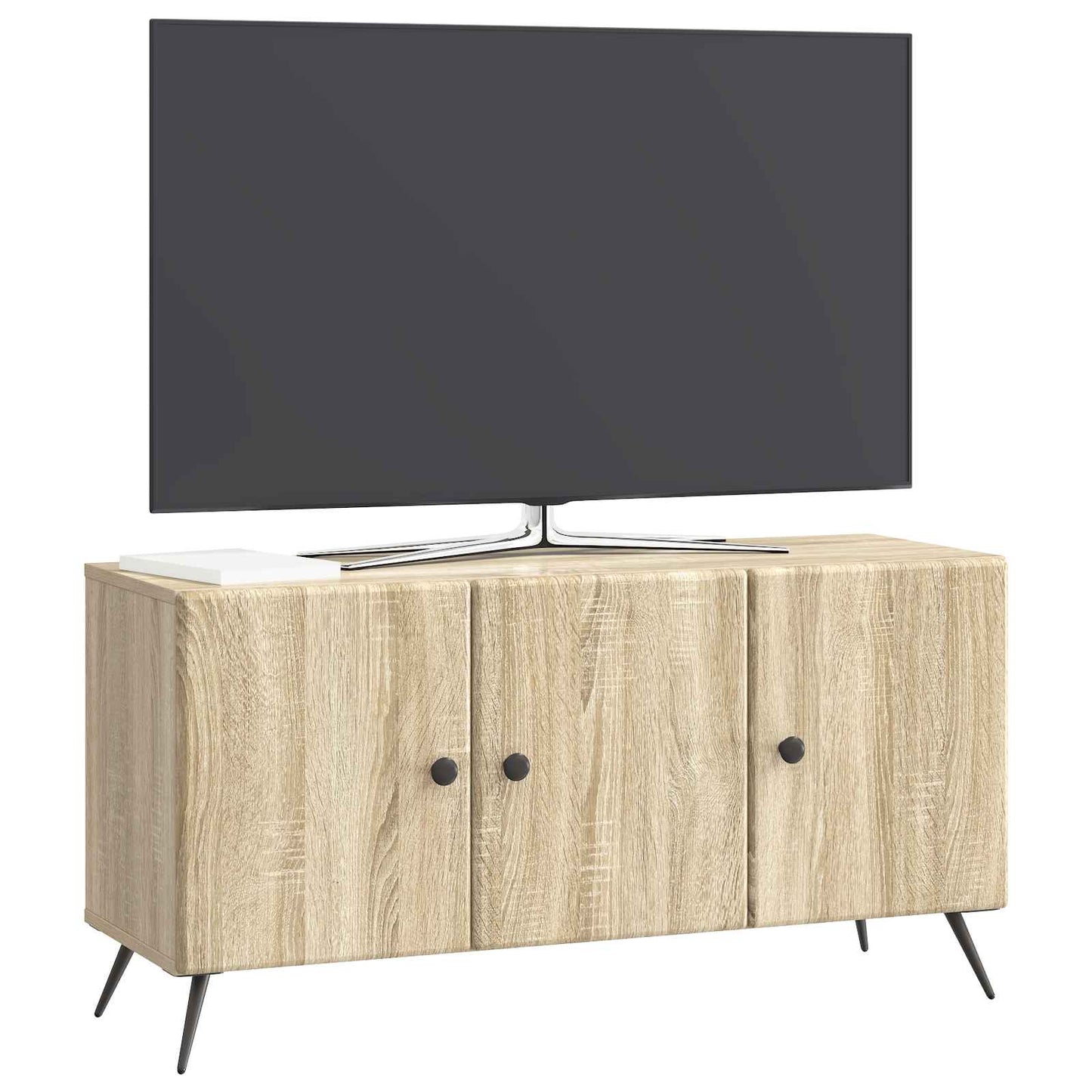 Televizní Skříň Dub Sonoma 99 X 34,5 X 50 Cm Kompozitní Dřevo