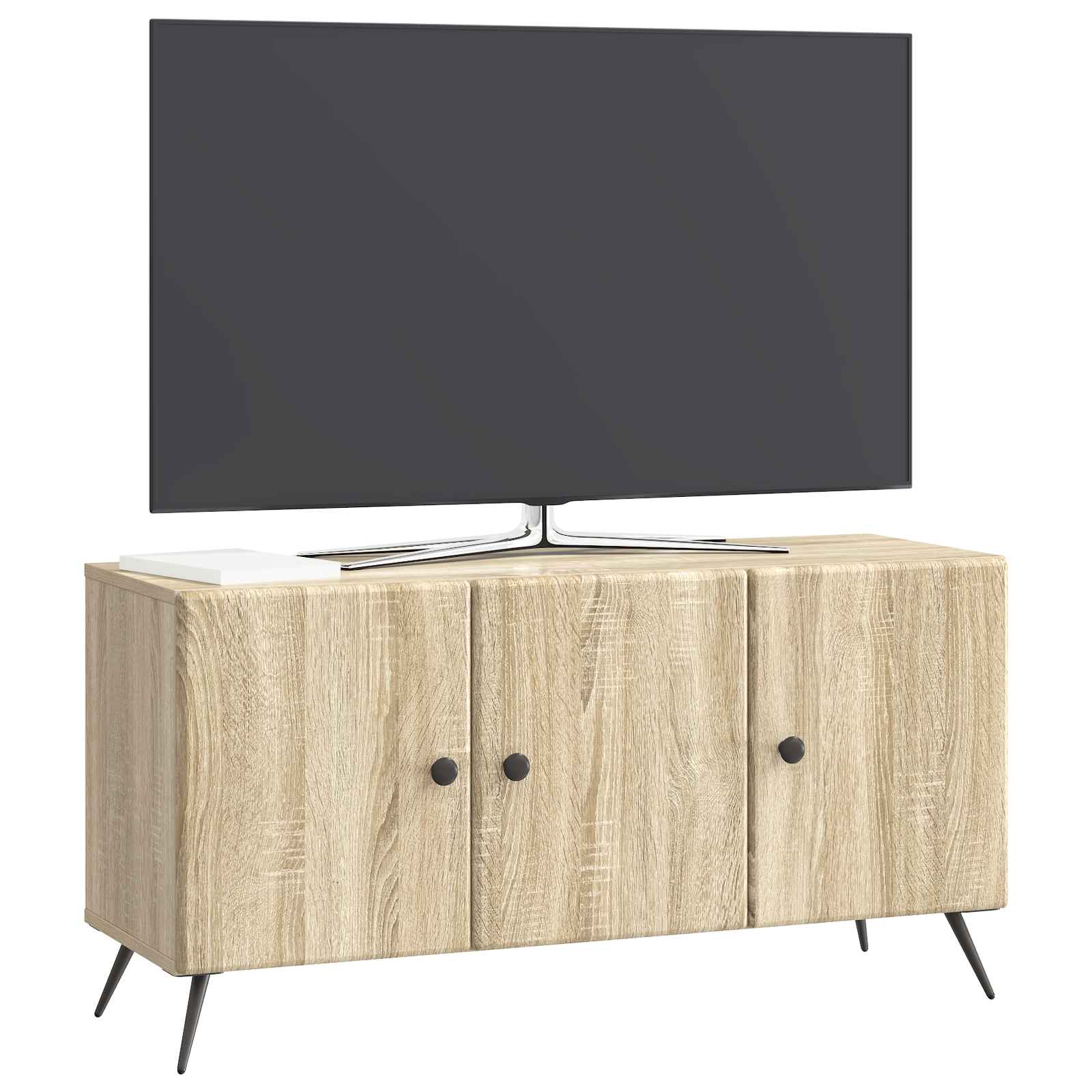 Televizní Skříň Dub Sonoma 99 X 34,5 X 50 Cm Kompozitní Dřevo