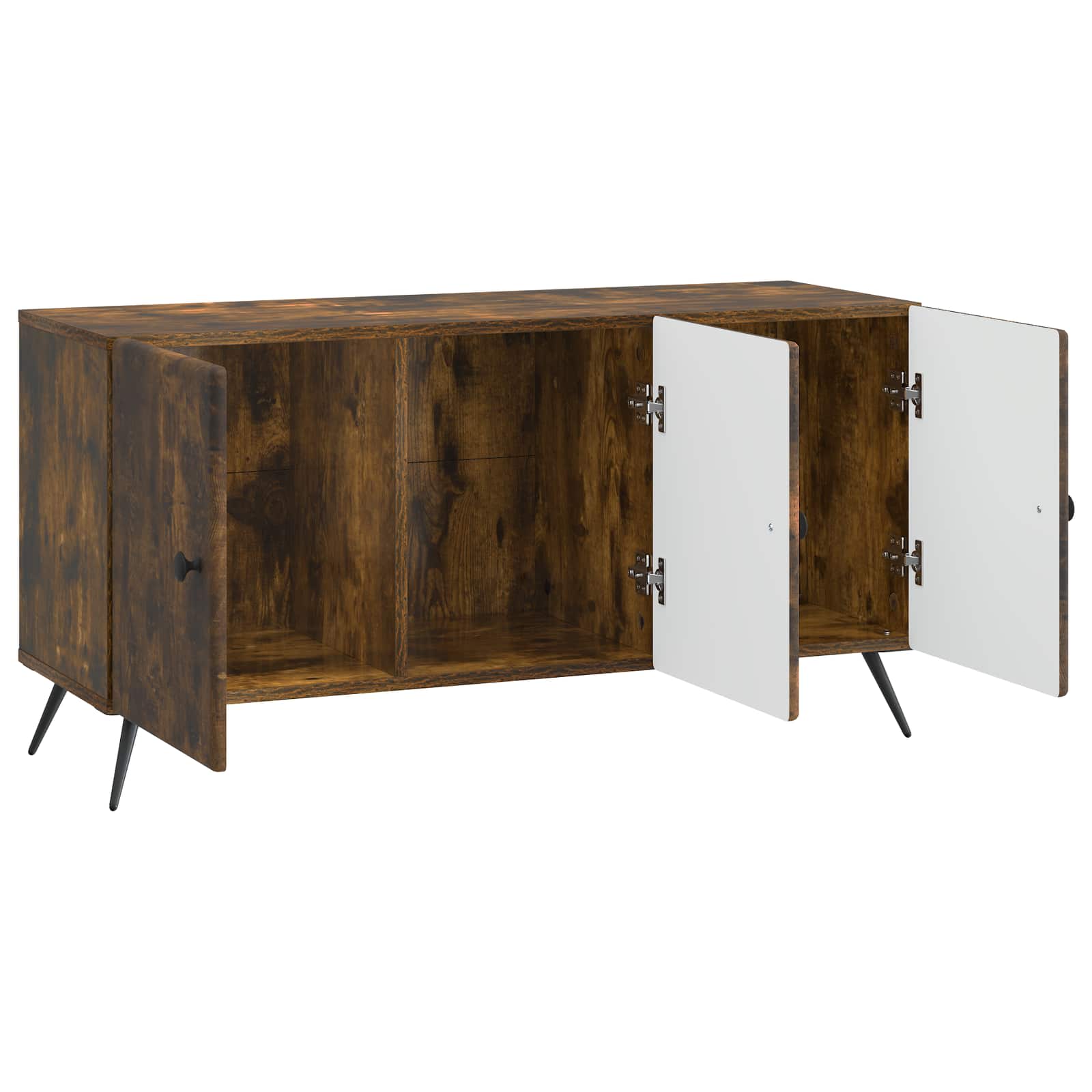 Televizní Skříň Kouřový Dub 99 X 34,5 X 50 Cm Kompozitní Dřevo