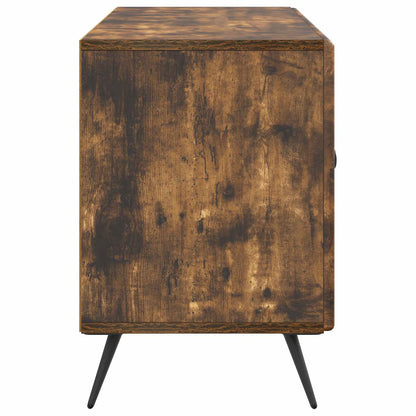 Televizní Skříň Kouřový Dub 99 X 34,5 X 50 Cm Kompozitní Dřevo