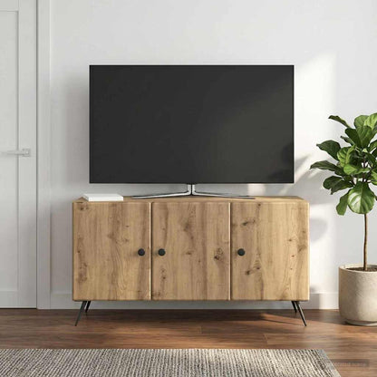 Televizní Skříň 99 X 34,5 X 50 Cm Dub Artisan Kompozitní Dřevo