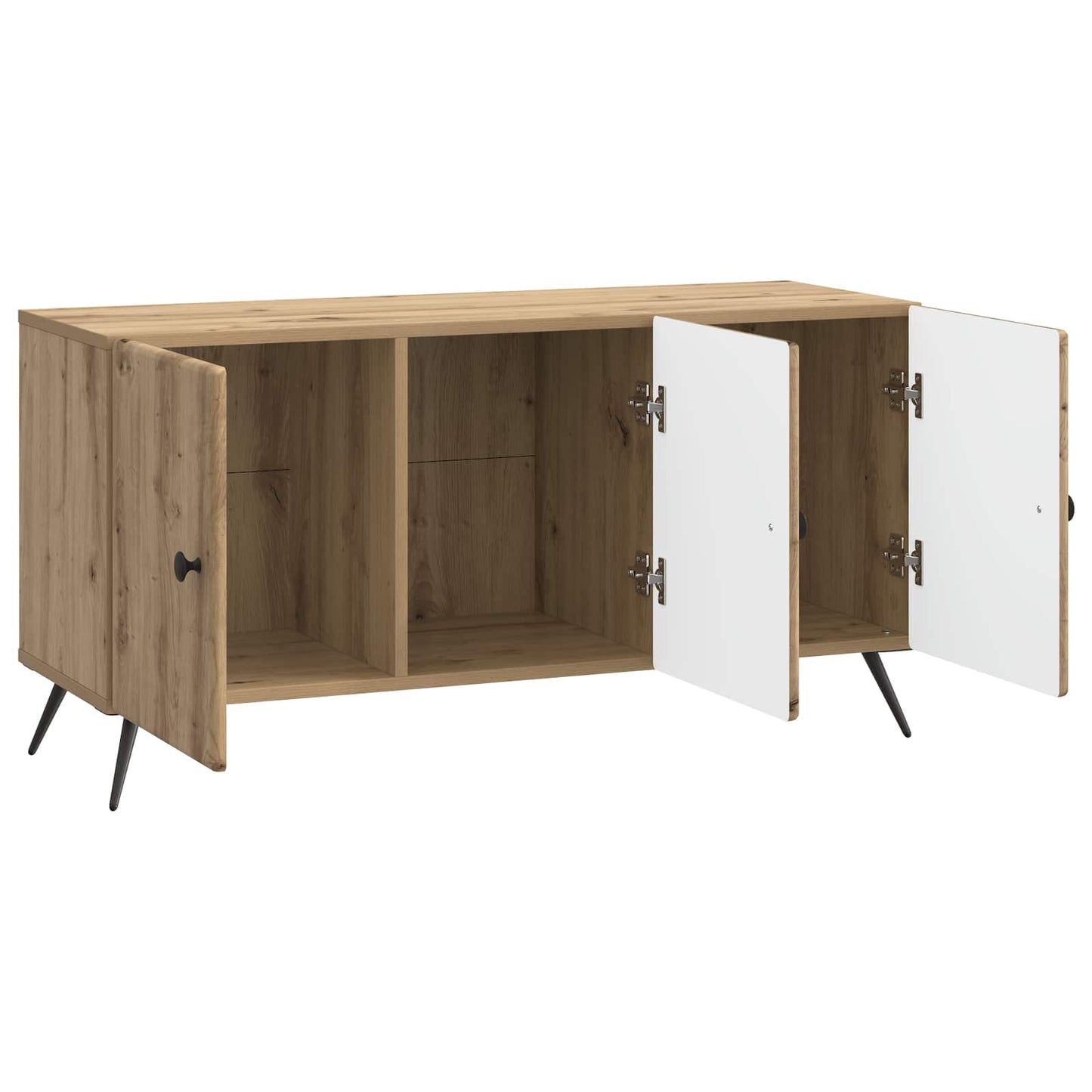 Televizní Skříň 99 X 34,5 X 50 Cm Dub Artisan Kompozitní Dřevo