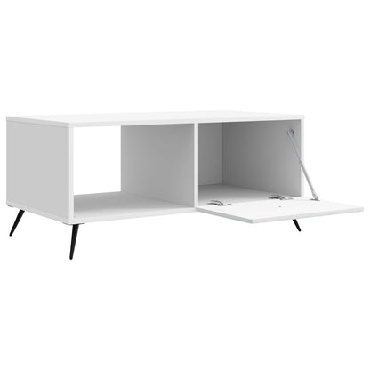 Konferenční Stolek Bílá 90 X 50 X 40 Cm Kompozitní Dřevo