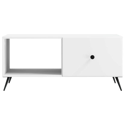 Konferenční Stolek Bílá 90 X 50 X 40 Cm Kompozitní Dřevo