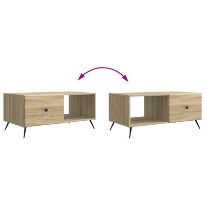 Konferenční Stolek Dub Sonoma 90 X 50 X 40 Cm Kompozitní Dřevo