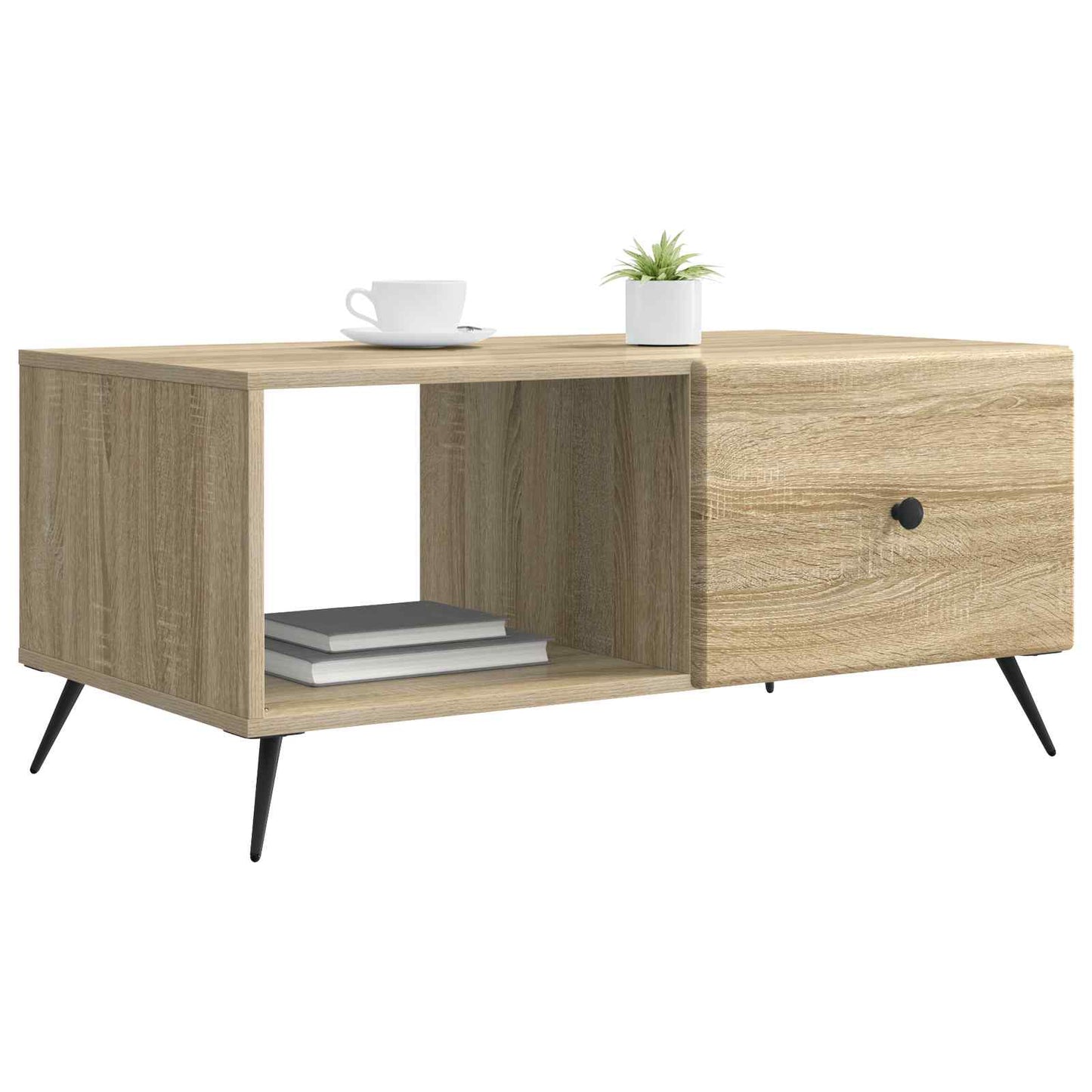 Konferenční Stolek Dub Sonoma 90 X 50 X 40 Cm Kompozitní Dřevo