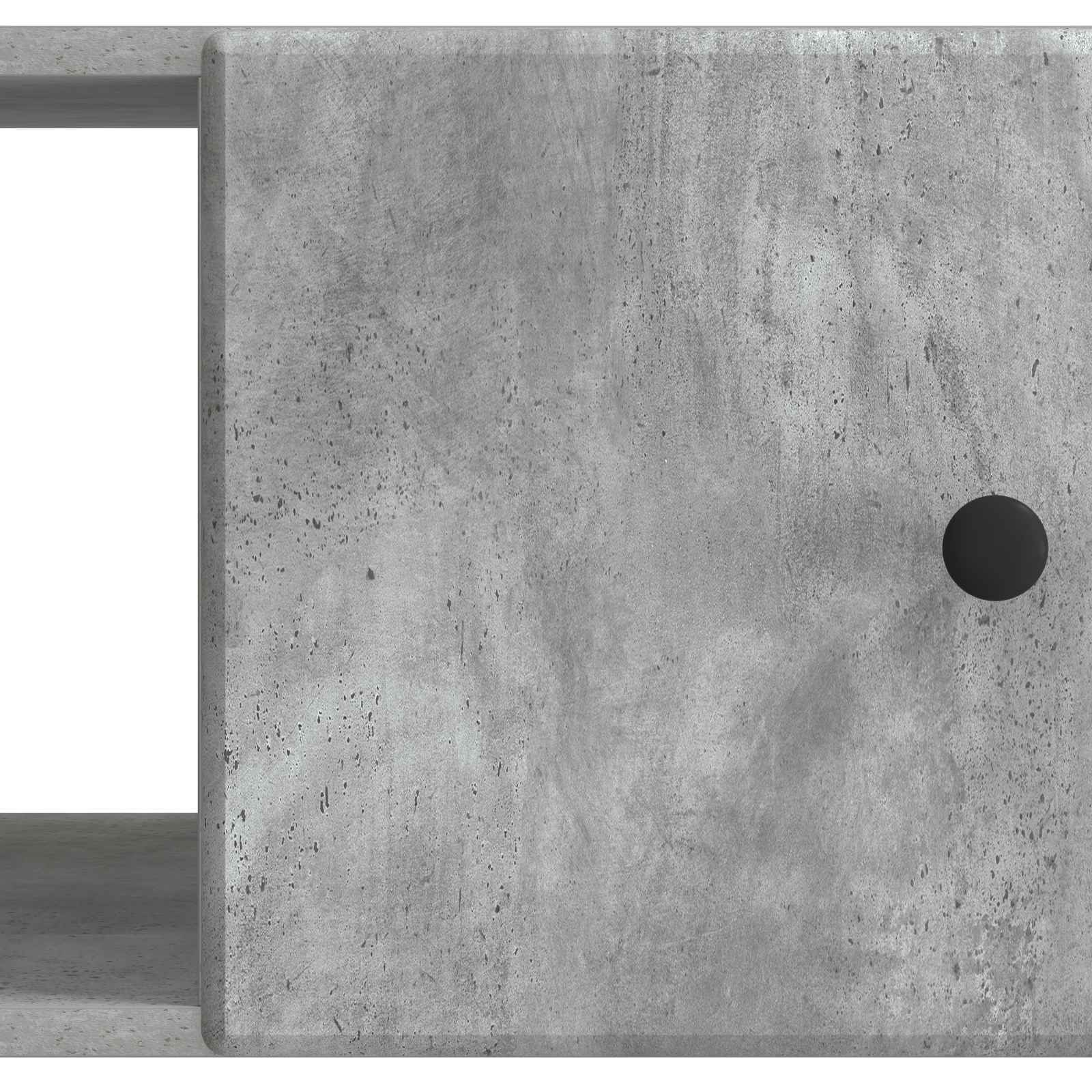 Konferenční Stolek Betonově Šedá 90 X 50 X 40 Cm