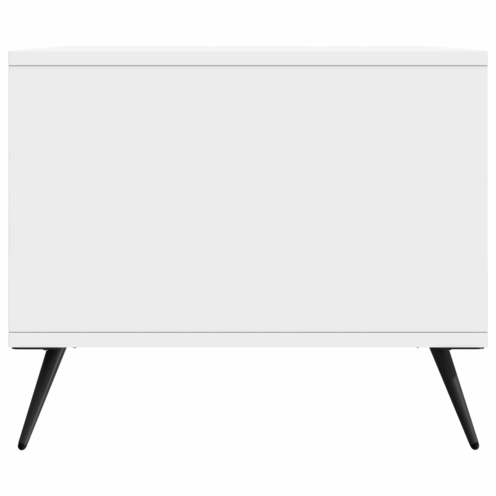 Konferenční Stolek Bílá S Vysokým Leskem 90 X 50 X 40 Cm