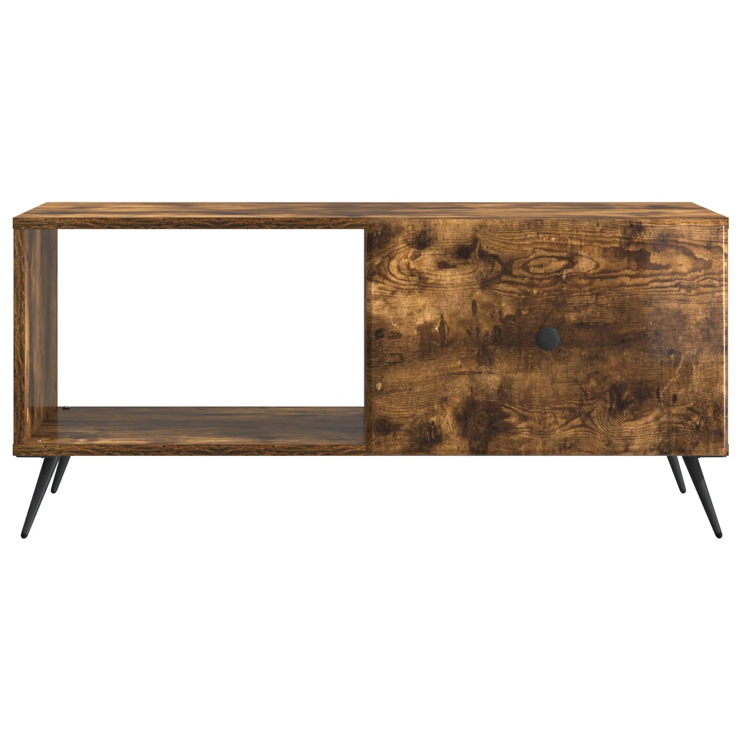 Konferenční Stolek Kouřový Dub 90 X 50 X 40 Cm Kompozitní Dřevo