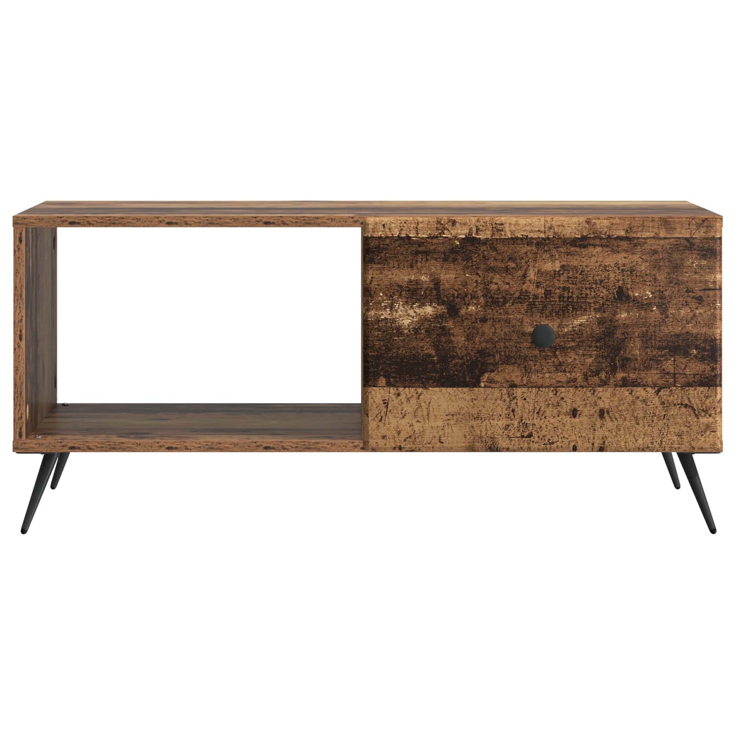 Konferenční Stolek Staré Dřevo 90 X 50 X 40 Cm Kompozitní Dřevo