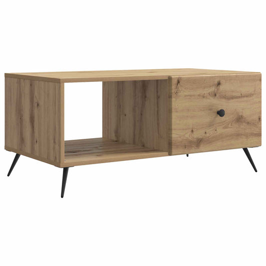 Konferenční Stolek Dub Artisan 90 X 50 X 40 Cm Kompozitní Dřevo