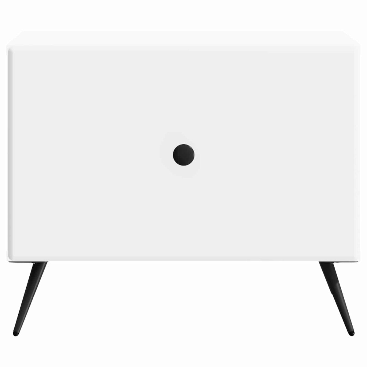 Konferenční Stolek Bílá 49 X 50 X 40 Cm Kompozitní Dřevo
