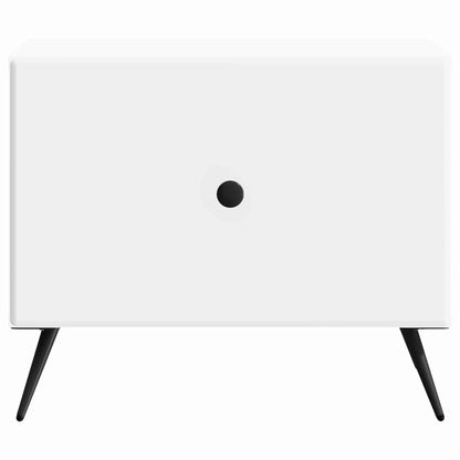 Konferenční Stolek Bílá 49 X 50 X 40 Cm Kompozitní Dřevo