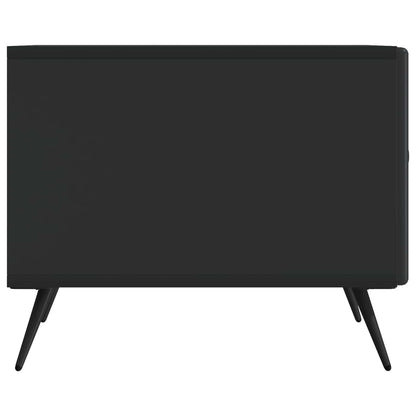 Konferenční Stolek Černá 49 X 50 X 40 Cm Kompozitní Dřevo