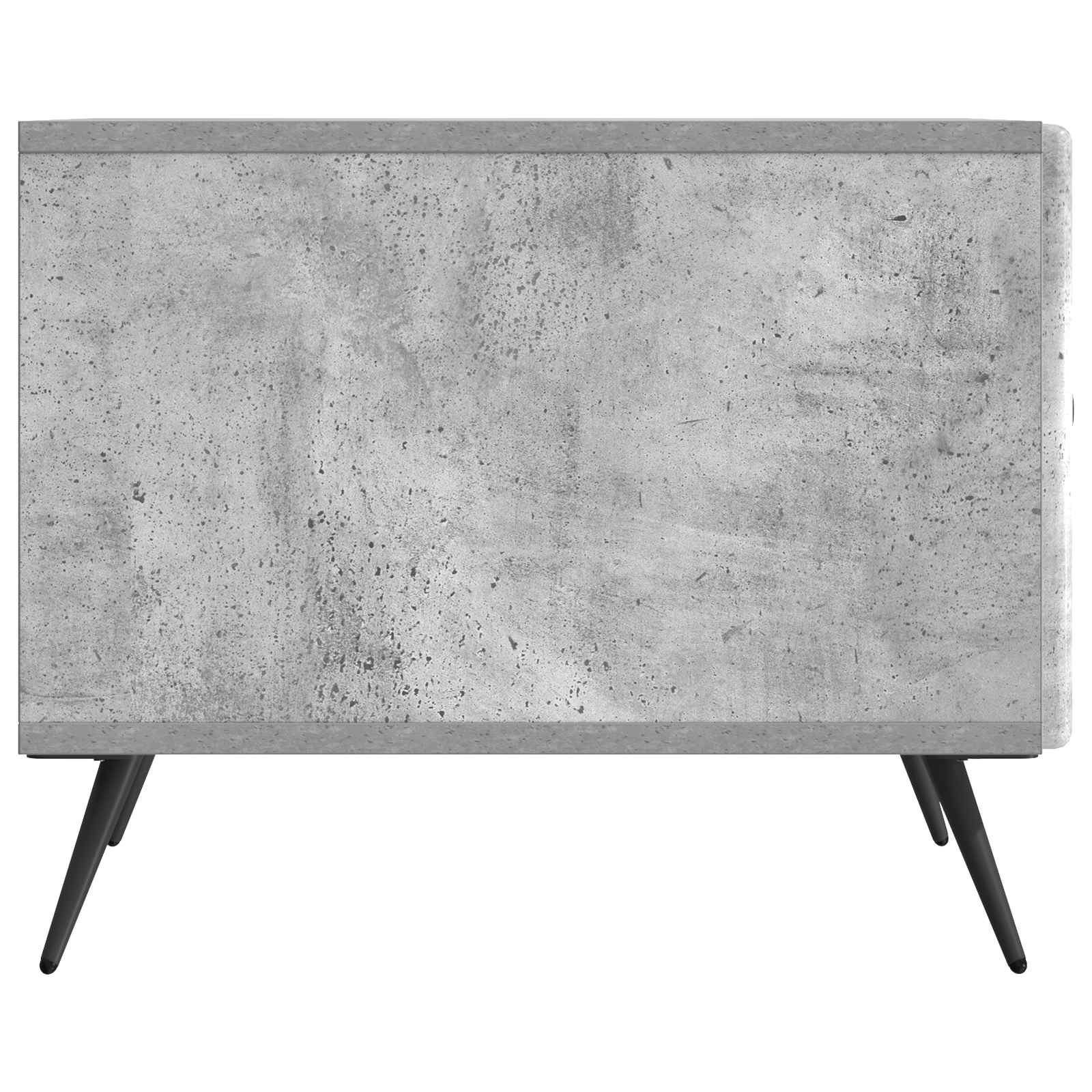 Konferenční Stolek Se Zásuvkou Betonově Šedá 49 X 50 X 40 Cm