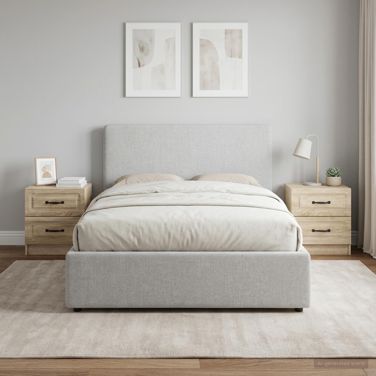 Noční Skříňka Se Zásuvkou 2 Pcs Dub Sonoma 43 X 34,5 X 44,5 Cm