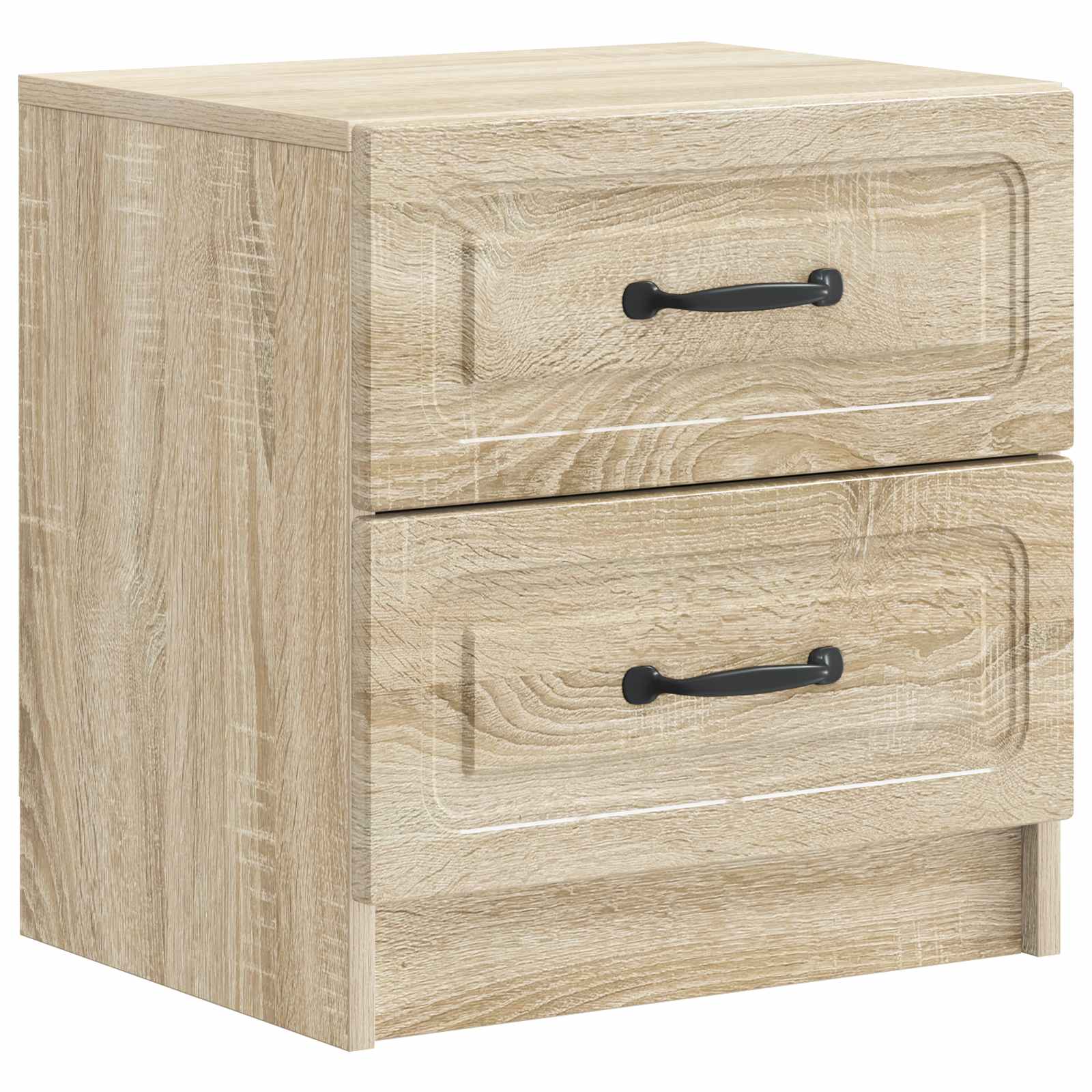 Noční Skříňka Se Zásuvkou 2 Pcs Dub Sonoma 43 X 34,5 X 44,5 Cm