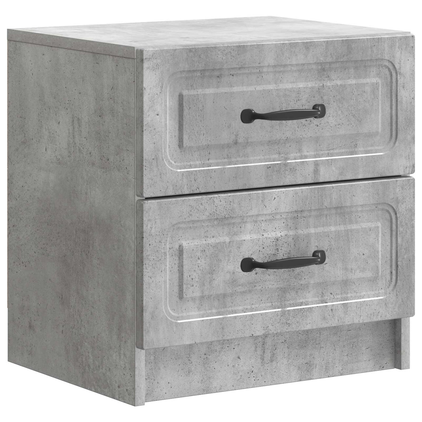 Noční Skříňka 2 Pcs Betonově Šedá 43 X 34,5 X 44,5 Cm