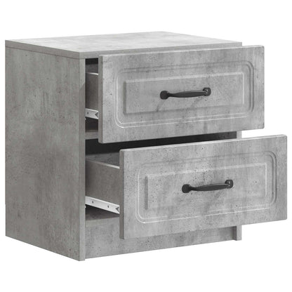 Noční Skříňka 2 Pcs Betonově Šedá 43 X 34,5 X 44,5 Cm