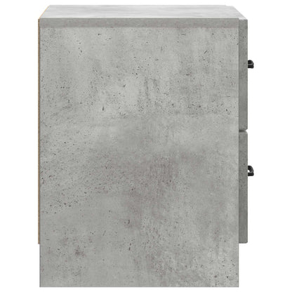Noční Skříňka 2 Pcs Betonově Šedá 43 X 34,5 X 44,5 Cm