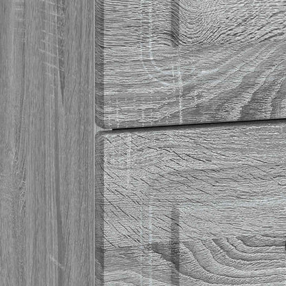 Noční Skříňka Se Zásuvkou 2 Pcs Šedá Sonoma 43 X 34,5 X 44,5 Cm