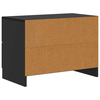 Noční Skříňka Černá 62 X 34,5 X 44,5 Cm Kompozitní Dřevo