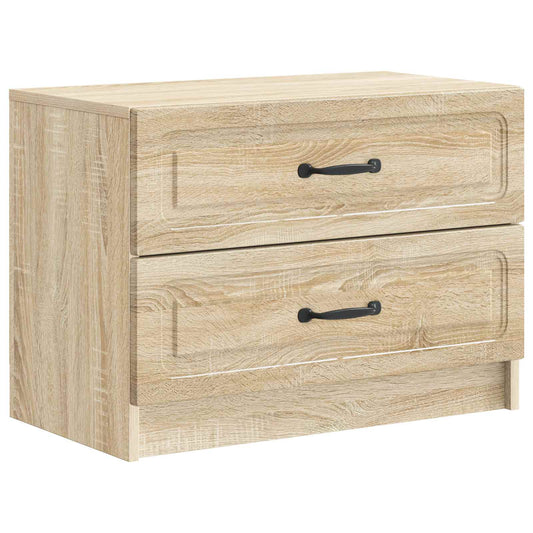 Noční Skříňka Dub Sonoma 62 X 34,5 X 44,5 Cm Kompozitní Dřevo