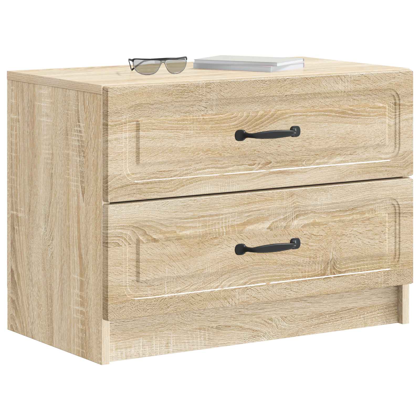 Noční Skříňka Dub Sonoma 62 X 34,5 X 44,5 Cm Kompozitní Dřevo