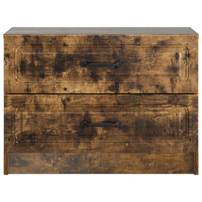 Noční Skříňka Kouřový Dub 62 X 34,5 X 44,5 Cm Kompozitní Dřevo