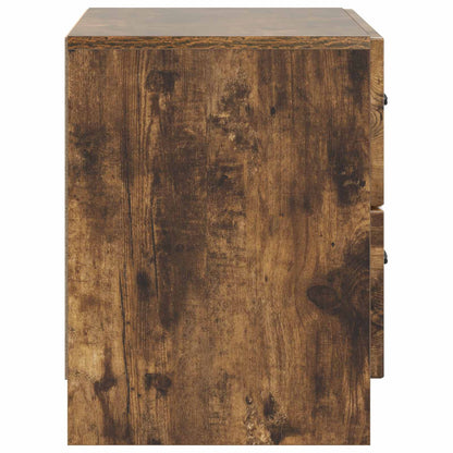 Noční Skříňka Kouřový Dub 62 X 34,5 X 44,5 Cm Kompozitní Dřevo