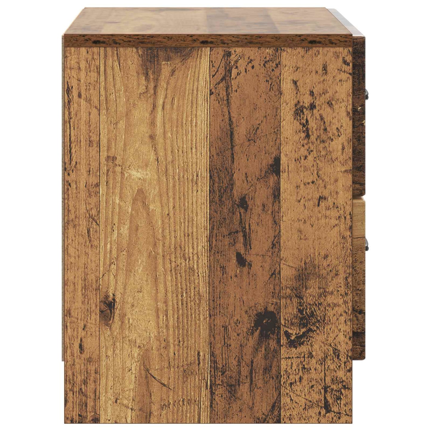 Noční Skříňka Staré Dřevo 62 X 34,5 X 44,5 Cm Kompozitní Dřevo