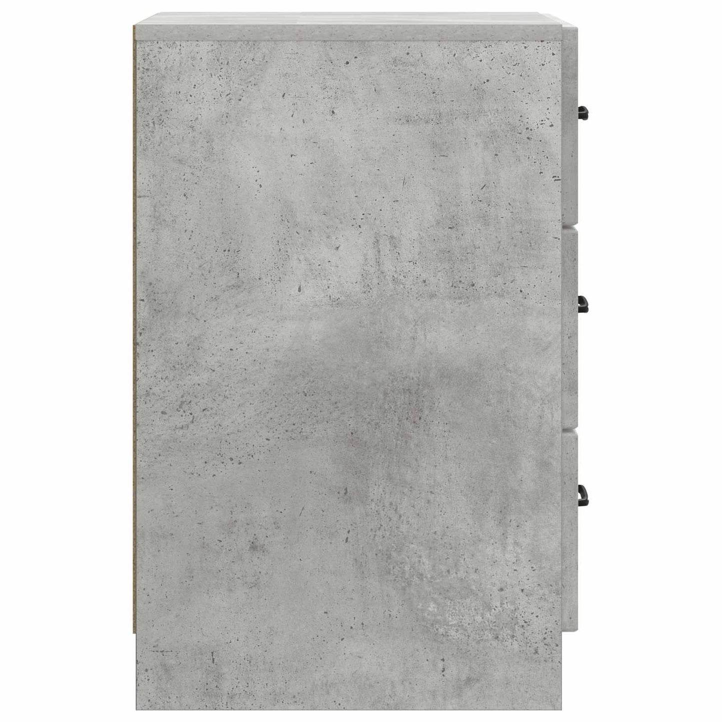 Noční Skříňka Betonově Šedá 43 X 41 X 63,5 Cm Kompozitní Dřevo