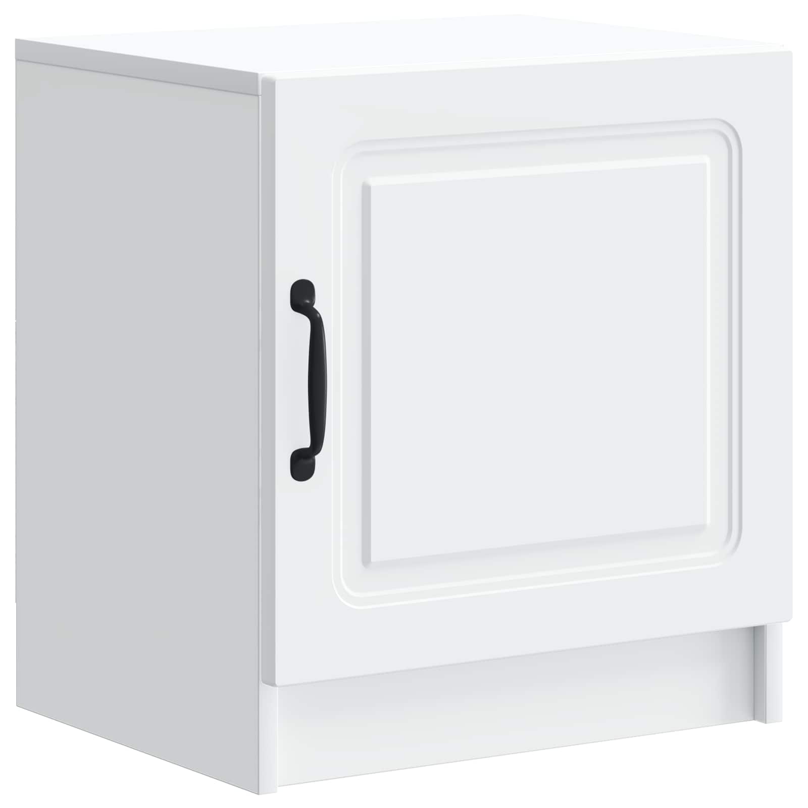 Noční Skříňka 2 Pcs Bílá 43 X 34,5 X 47 Cm Kompozitní Dřevo